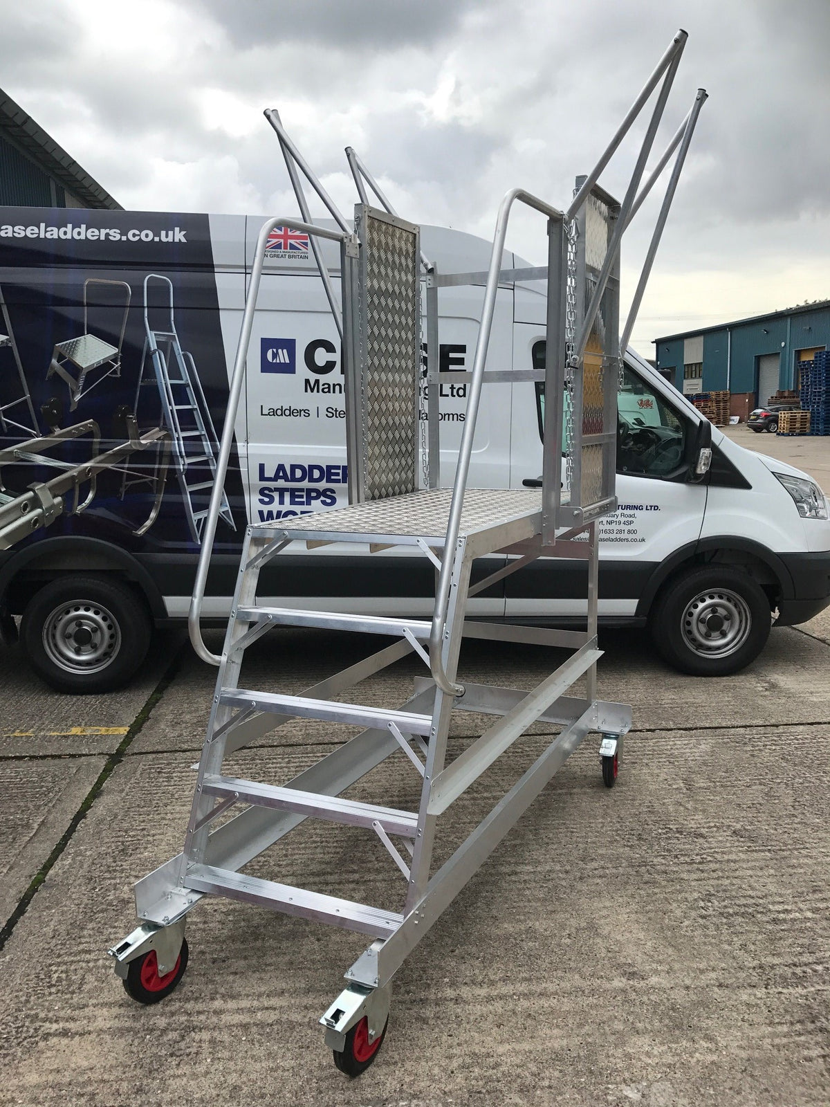 Removable Platform Ladder Custom Made Ladders & Bespoke Access Platforms | Chase Ladders
