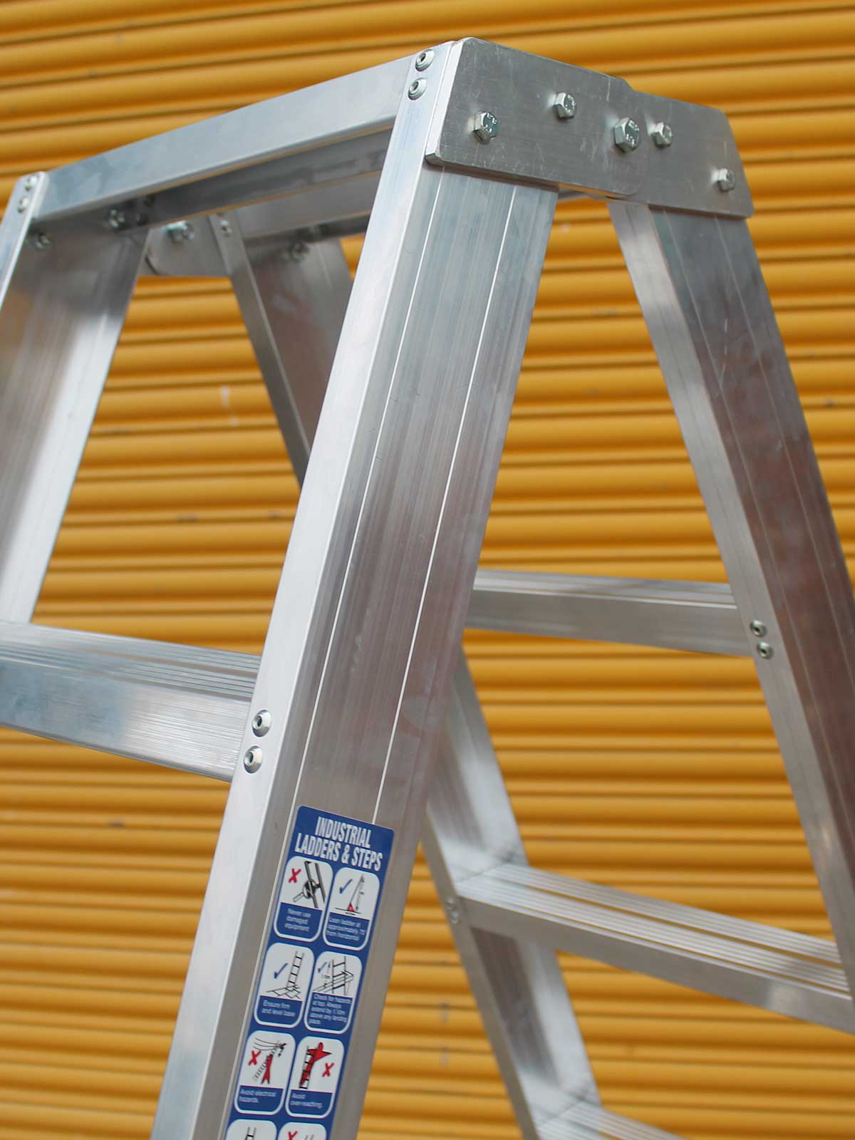 Two Terminal Steps Double-Sided Steps | UK-Made Industrial Aluminium Steps